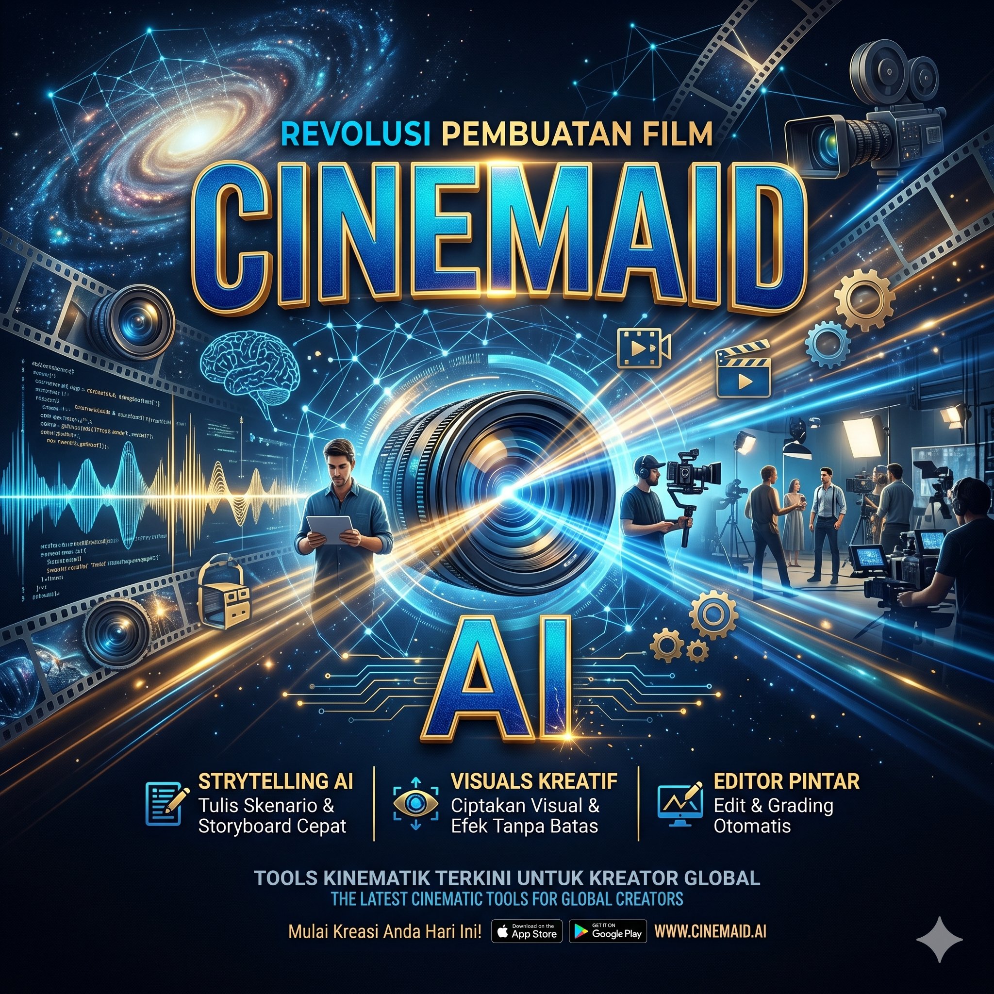 CINEMAID AI — Ubah Ide Jadi Film Sinematik Profesional